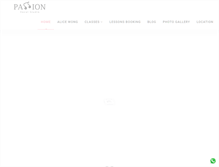 Tablet Screenshot of passionvocalstudio.com